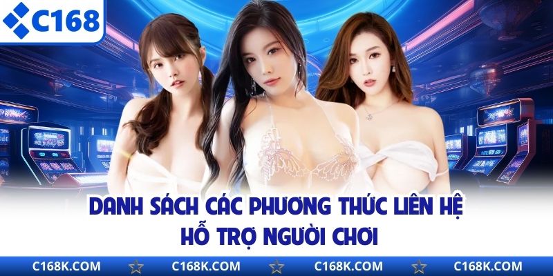 Danh sách các phương thức liên hệ hỗ trợ người chơi
